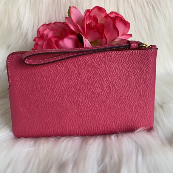 Coach Large Corner Zip Wristlet - Picture 7 of 12